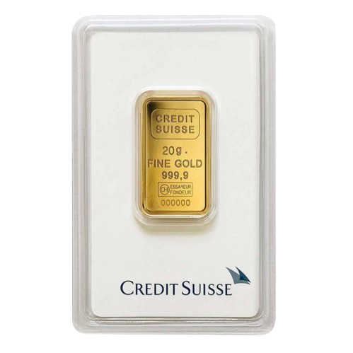 20g | Lingou Aur Credit Suisse / Valcambi | puritate 999.9/1000