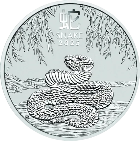 1oz (31,10g) | Moneda Argint Snake Lunar III | 2025 | puritate 999,9/1000