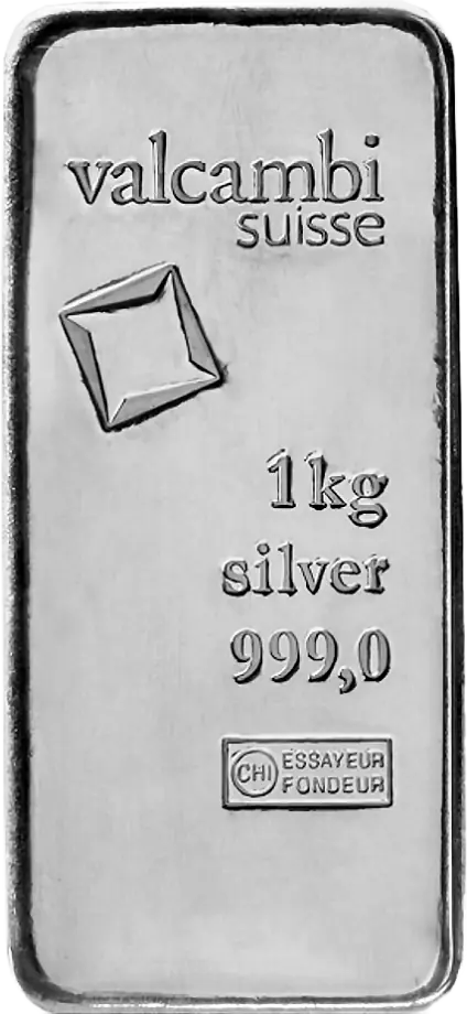 1Kg | Lingou Argint Valcambi | puritate 999/1000