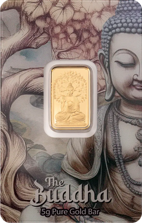 5g | Lingou Aur PAMP | Lucky Buddha | 2025 | puritate 999.9/1000