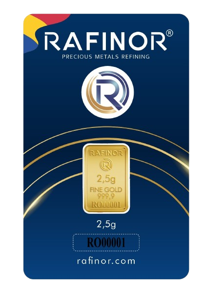 2,5g | Lingou Aur Rafinor | 2025 | New Edition | puritate 999.9/1000