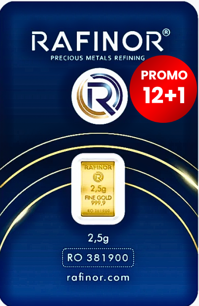 2,5g | Lingou Aur Rafinor | PROMO | puritate 999.9/1000