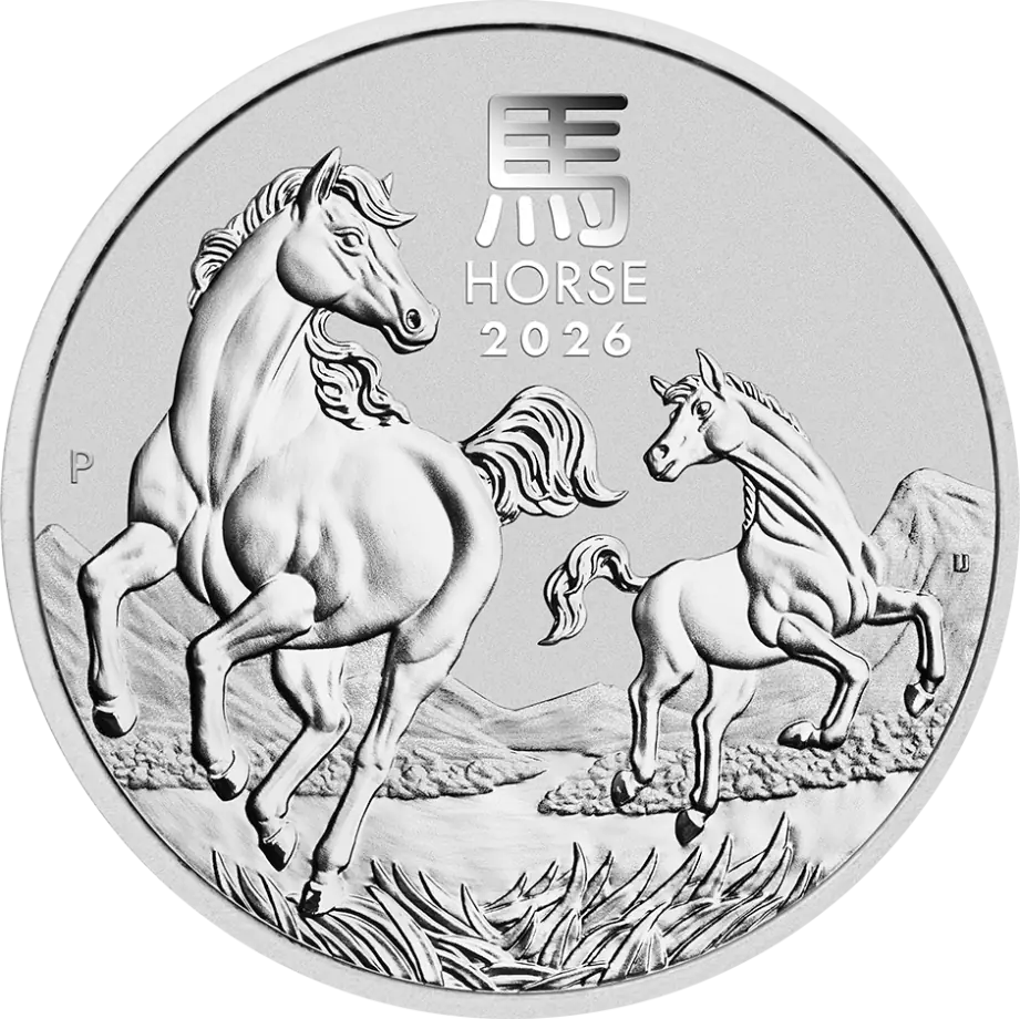 1oz (31,10g) | Moneda Argint Horse Lunar III | 2026 | puritate 999,9/1000