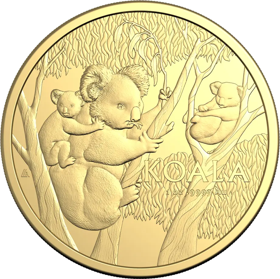 1oz (31,10g) | Moneda Aur Koala | Royal Australia Mint | 2026 | puritate 999.9/1000