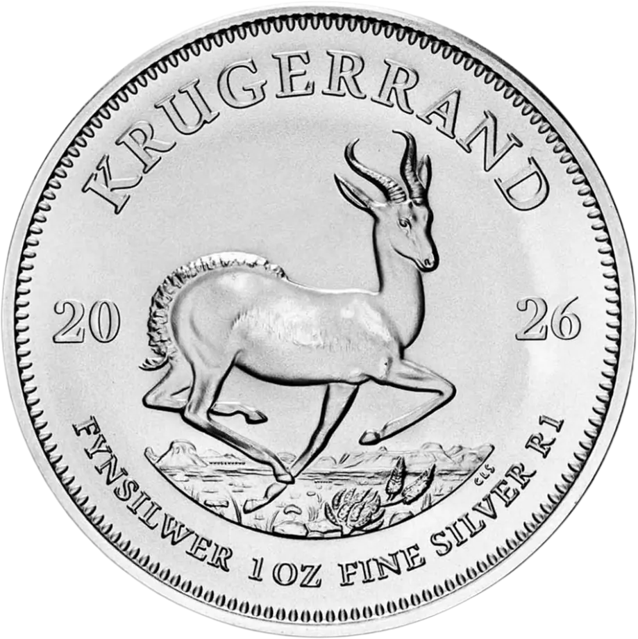 1oz (31,10g) | Moneda Argint Krugerrand | 2026 | puritate 999/1000