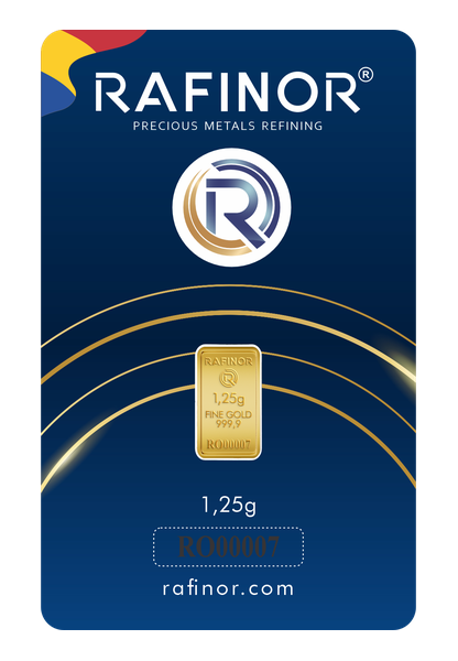 Lingou Aur Rafinor 1,25g | Puritate 999,9‰ (24K)