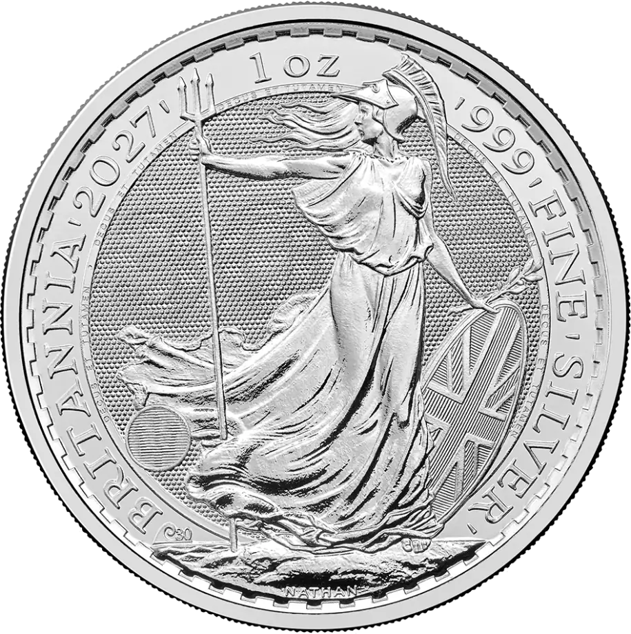Monedă Argint Britannia 1oz (31,1g) | 2027 | Puritate 999‰