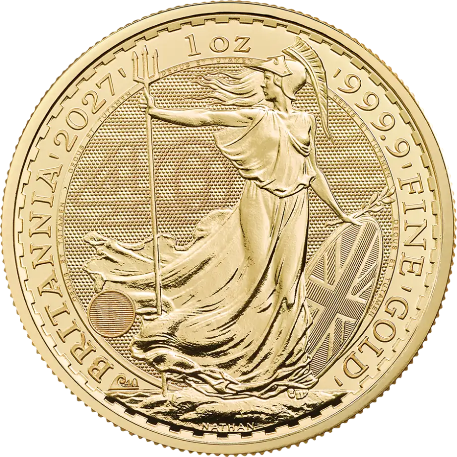 Monedă Aur Britannia 1oz (31,1g) | 2027 | Puritate 999,9‰